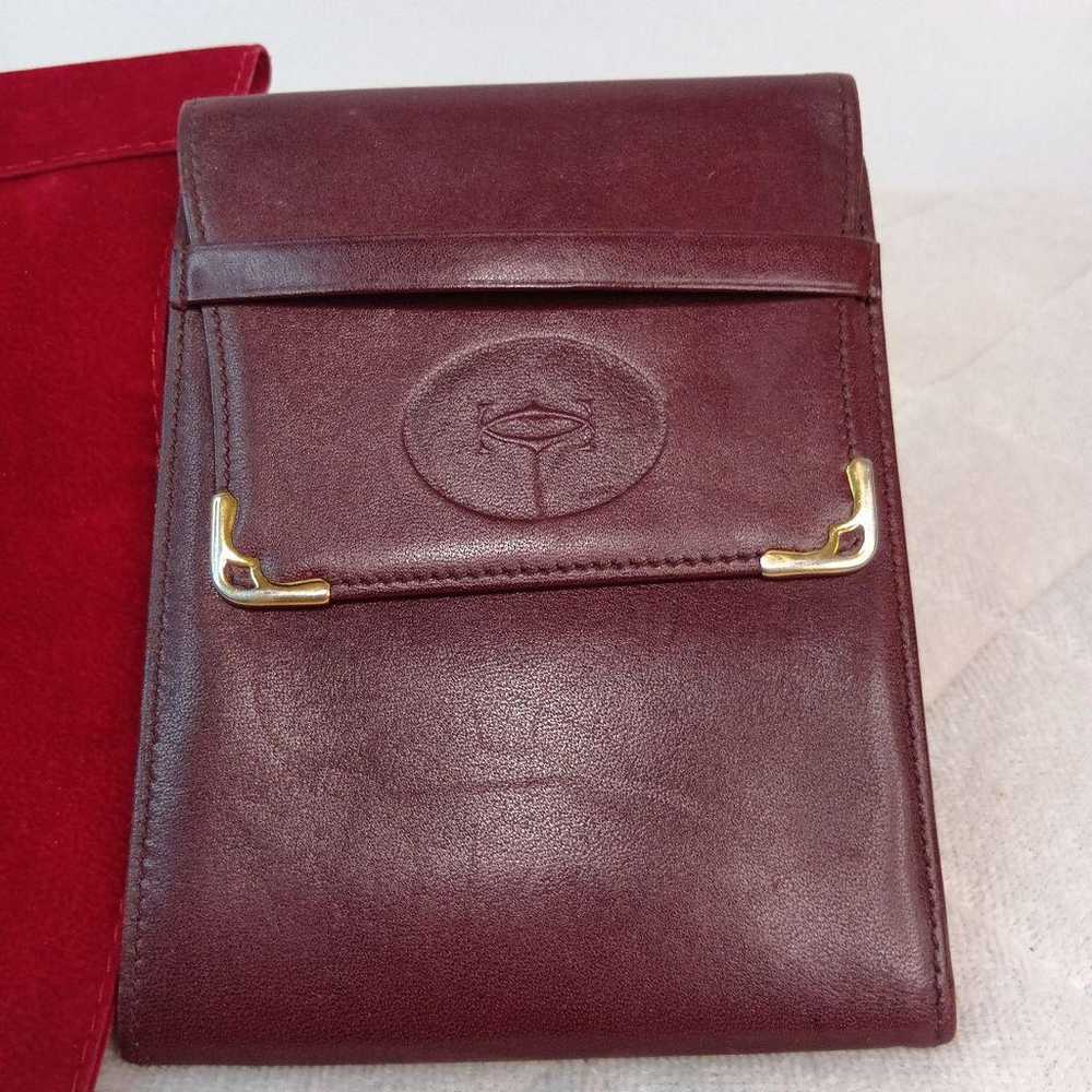 Cartier Cartier folding wallet bill holder Bordea… - image 2