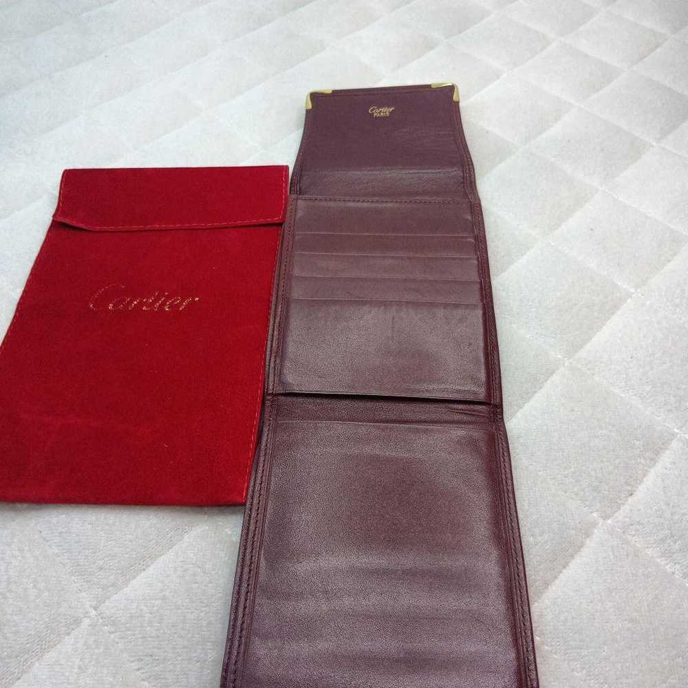 Cartier Cartier folding wallet bill holder Bordea… - image 3