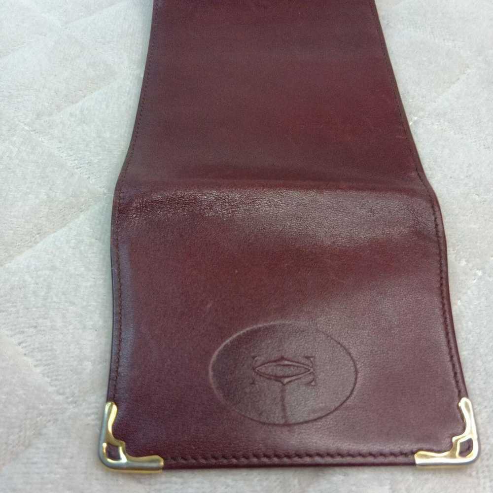 Cartier Cartier folding wallet bill holder Bordea… - image 7