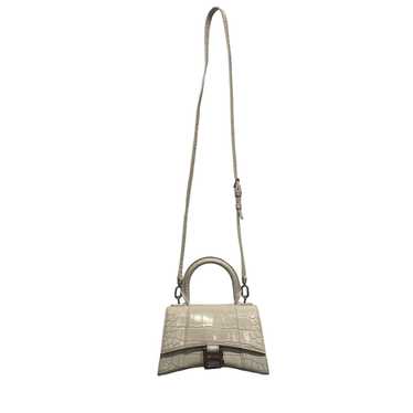 BALENCIAGA/Cross Body Bag/Leather/WHT/HOURGLASS - image 1