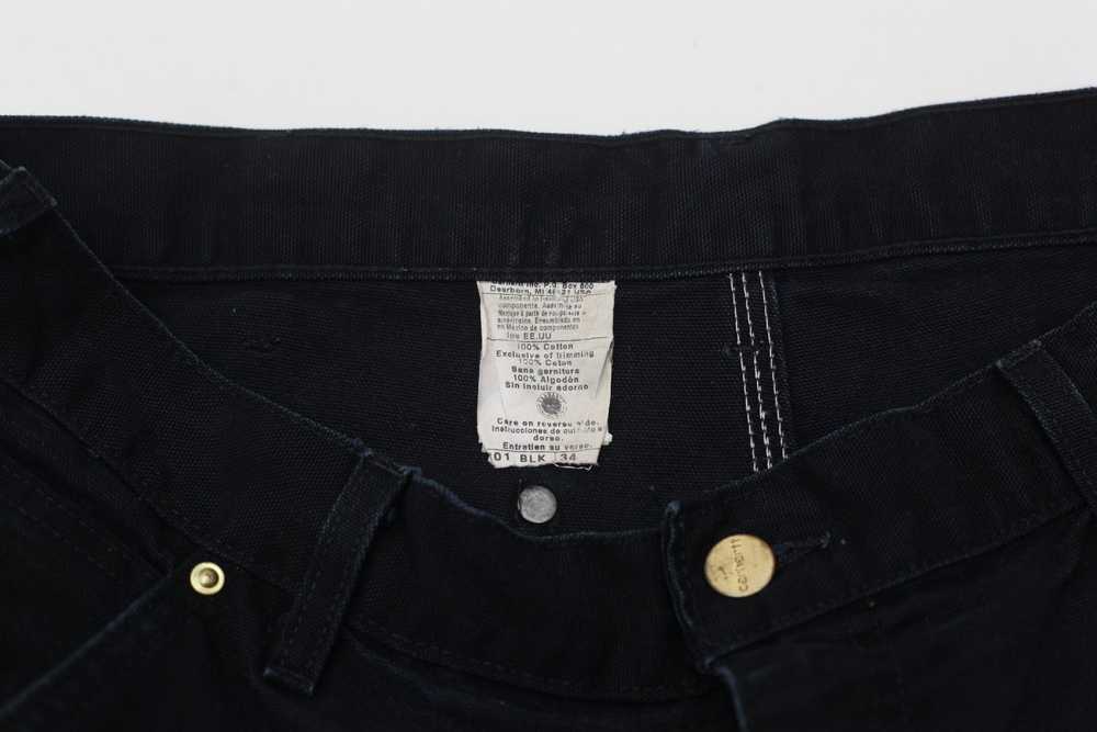 Vintage Carhartt B01 BLK Double Knee Carpenter Wo… - image 3