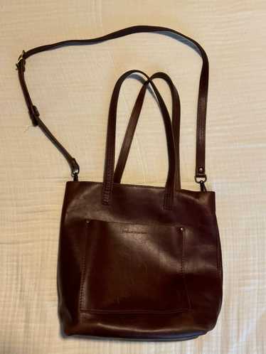 Portland Leather Crossbody Tote