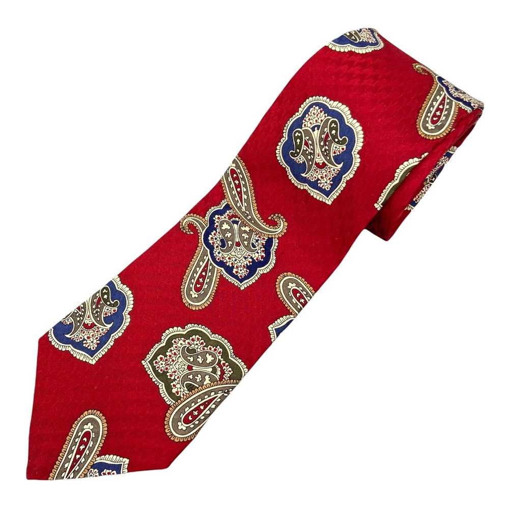 Dior Christian Dior Monsieur Silk Necktie Red Pai… - image 1