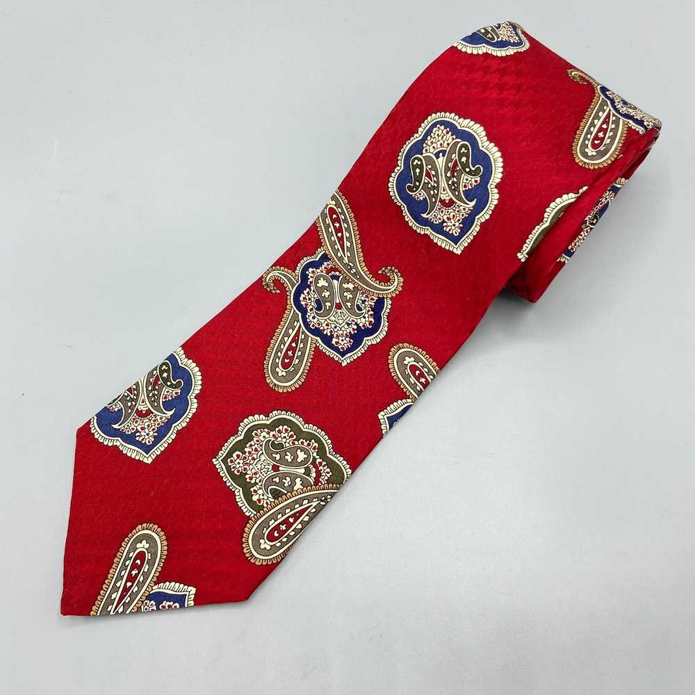 Dior Christian Dior Monsieur Silk Necktie Red Pai… - image 9