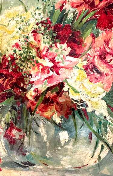 Bunch o' Peonies Still Life Oil / 1922 - image 1