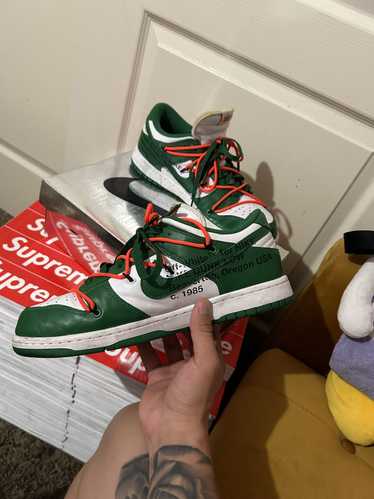 Nike × Off-White Off white pine green dunk low