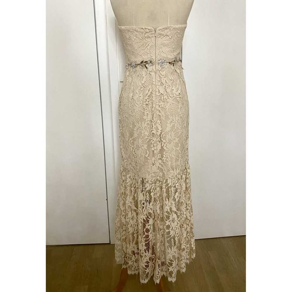 Marchesa Notte Lace maxi dress - image 3