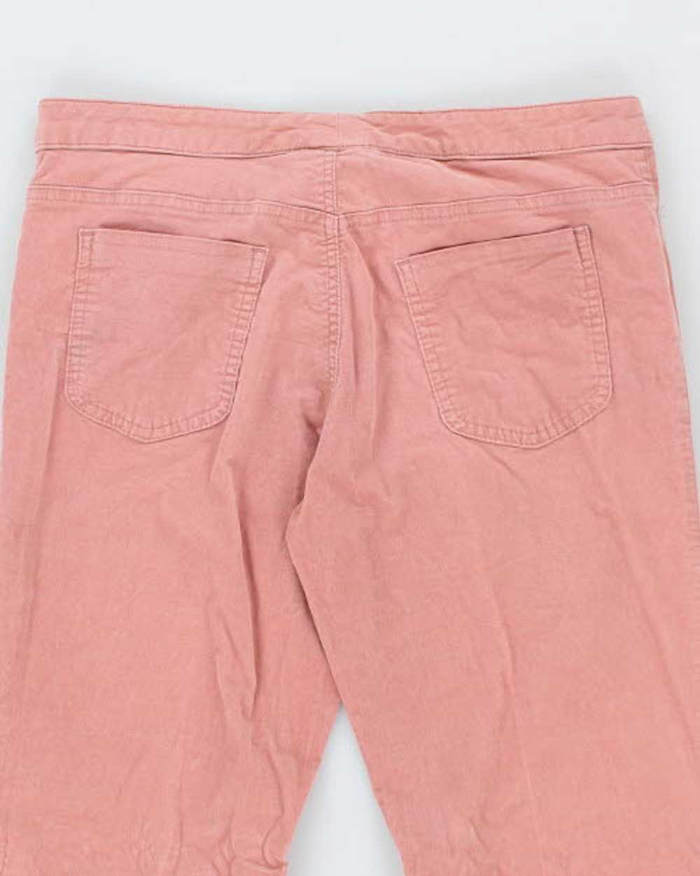 Y2k 00s Bebe Pink Cord Trousers - W30 L32 - image 4