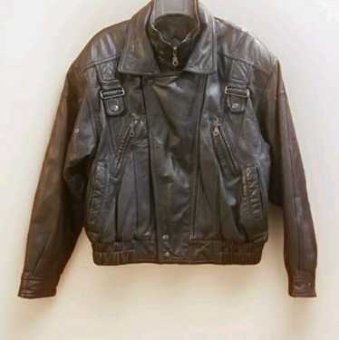 80s 90s 本革 ラムレザー トレンチコート Y2K ヴィンテージ 上質 Black Leather 1980s Vintage Coats, Jackets & Vests for Women