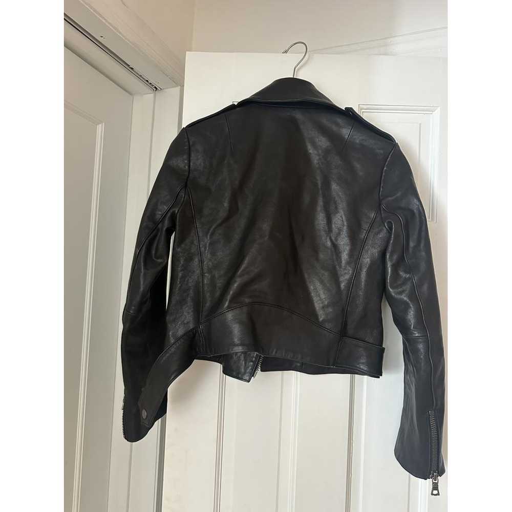 Alice & Olivia Leather biker jacket - image 2