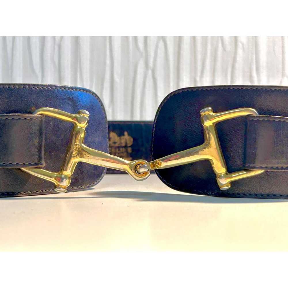 Celine Triomphe leather belt - image 9