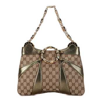 Gucci Bamboo Ring leather handbag - image 1