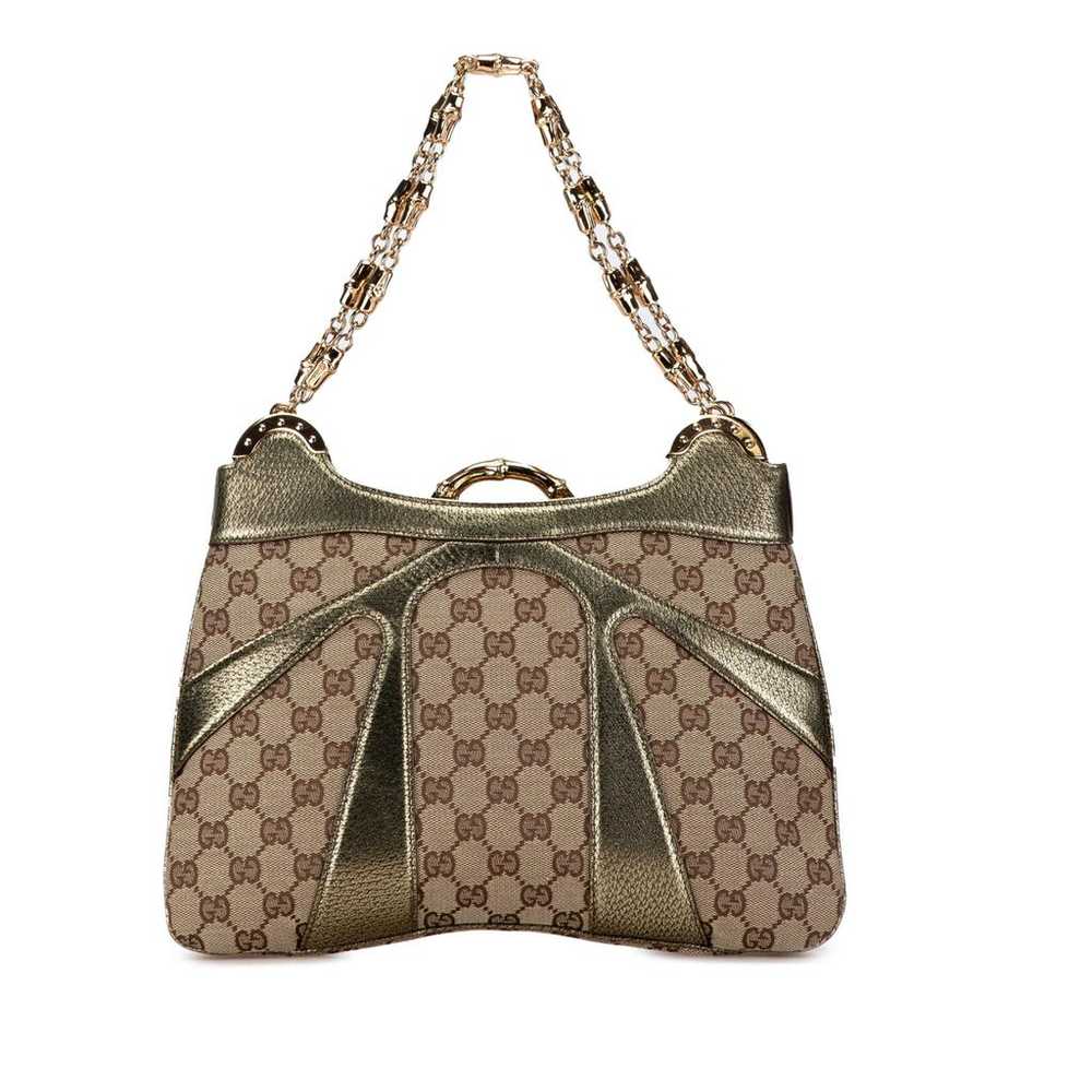 Gucci Bamboo Ring leather handbag - image 3