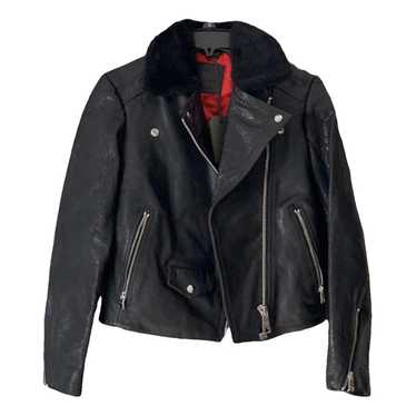 All Saints Biker Leather Jacket - Gem