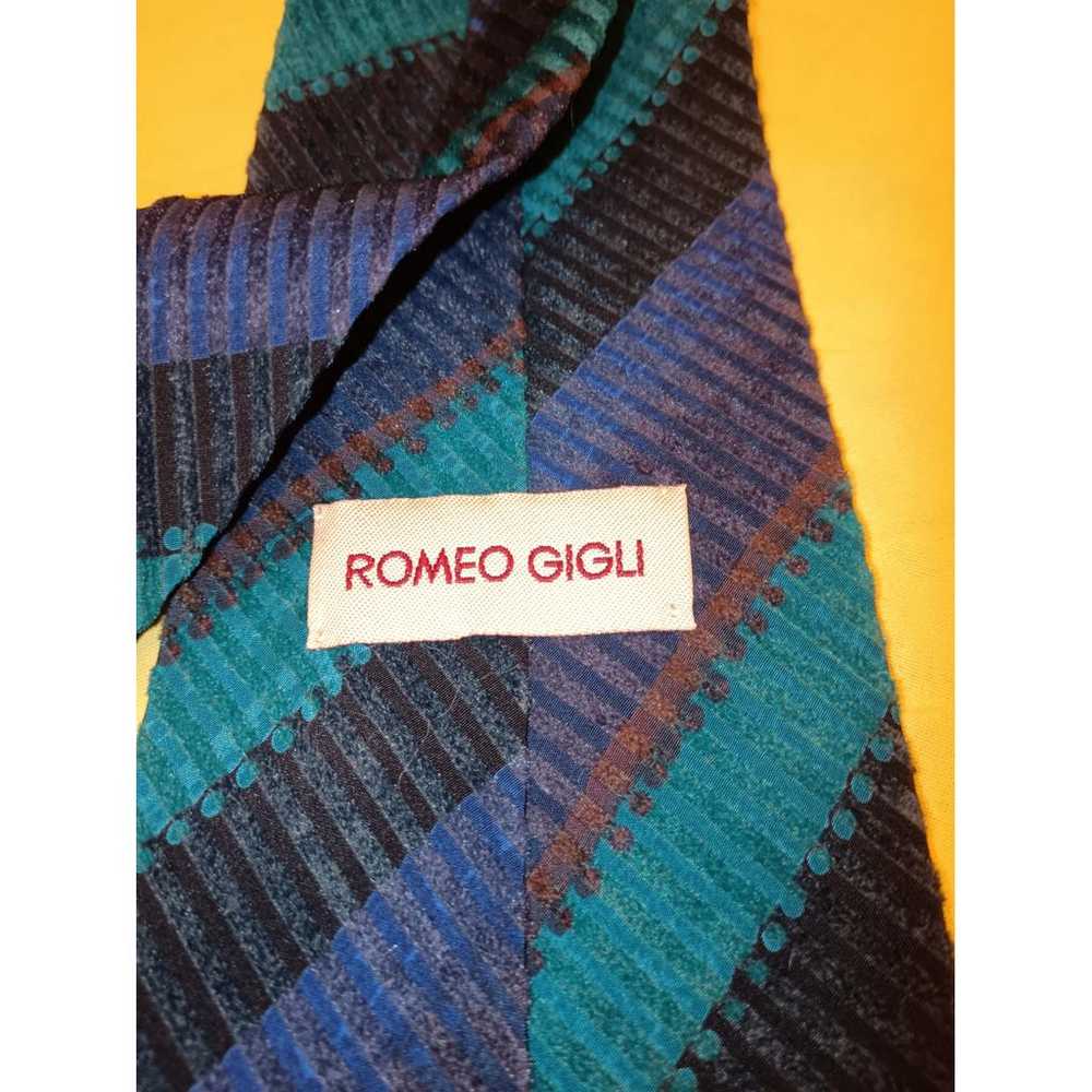 Romeo Gigli Silk tie - image 6