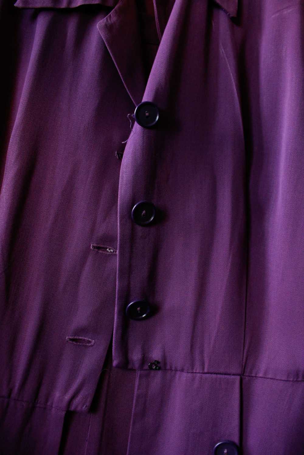 1940s Purple Gabardine Suit - Large - image 12