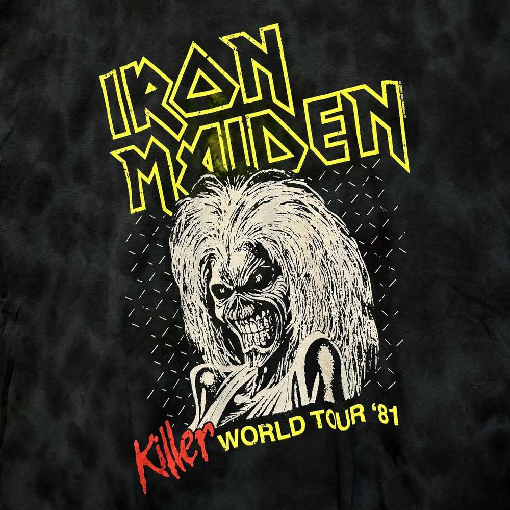 Iron Maiden Iron Maiden Killer World Tour 81 Over… - image 2