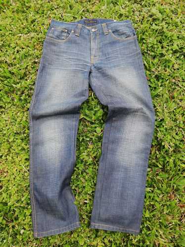 Nudie Jeans Nudie Low Slim Jim Coated Denim - image 1