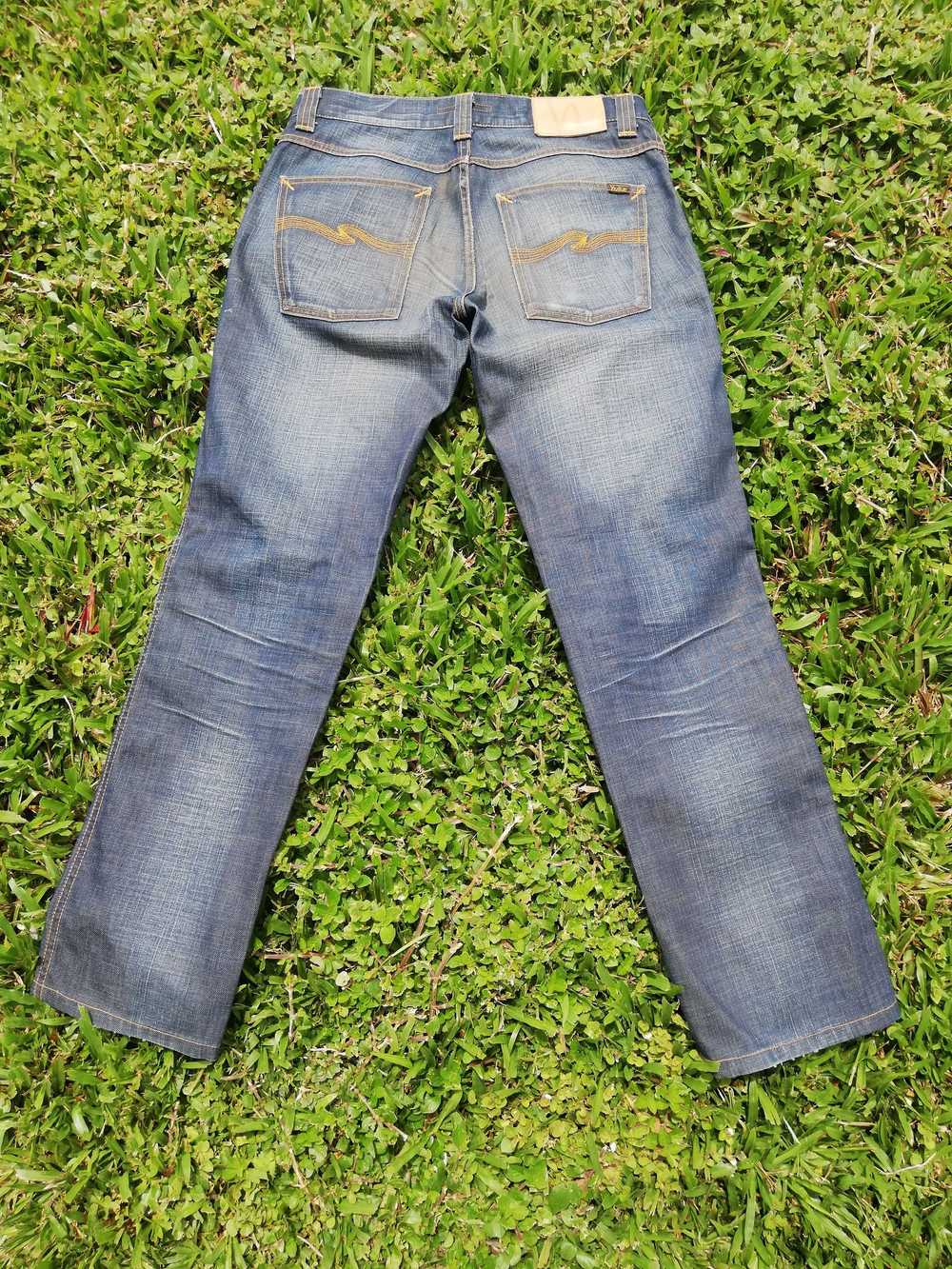 Nudie Jeans Nudie Low Slim Jim Coated Denim - image 6