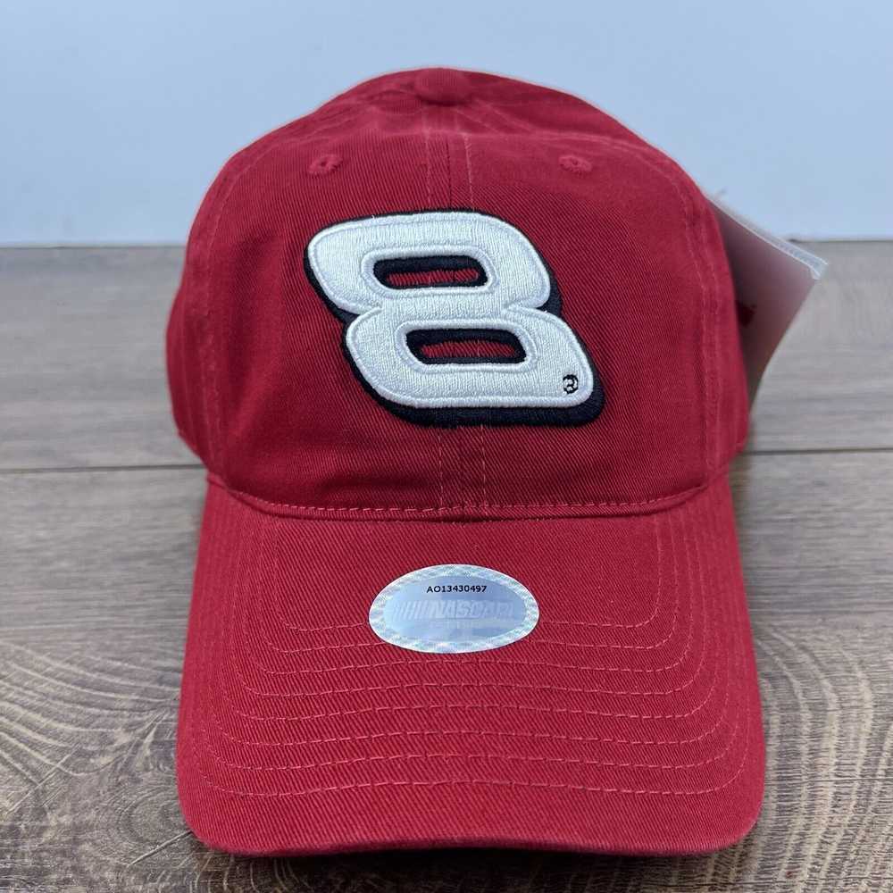 Other Dale Jr 8 Hat NASCAR Dale Earnhardt JR Red … - image 3