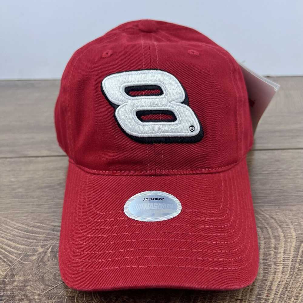 Other Dale Jr 8 Hat NASCAR Dale Earnhardt JR Red … - image 4