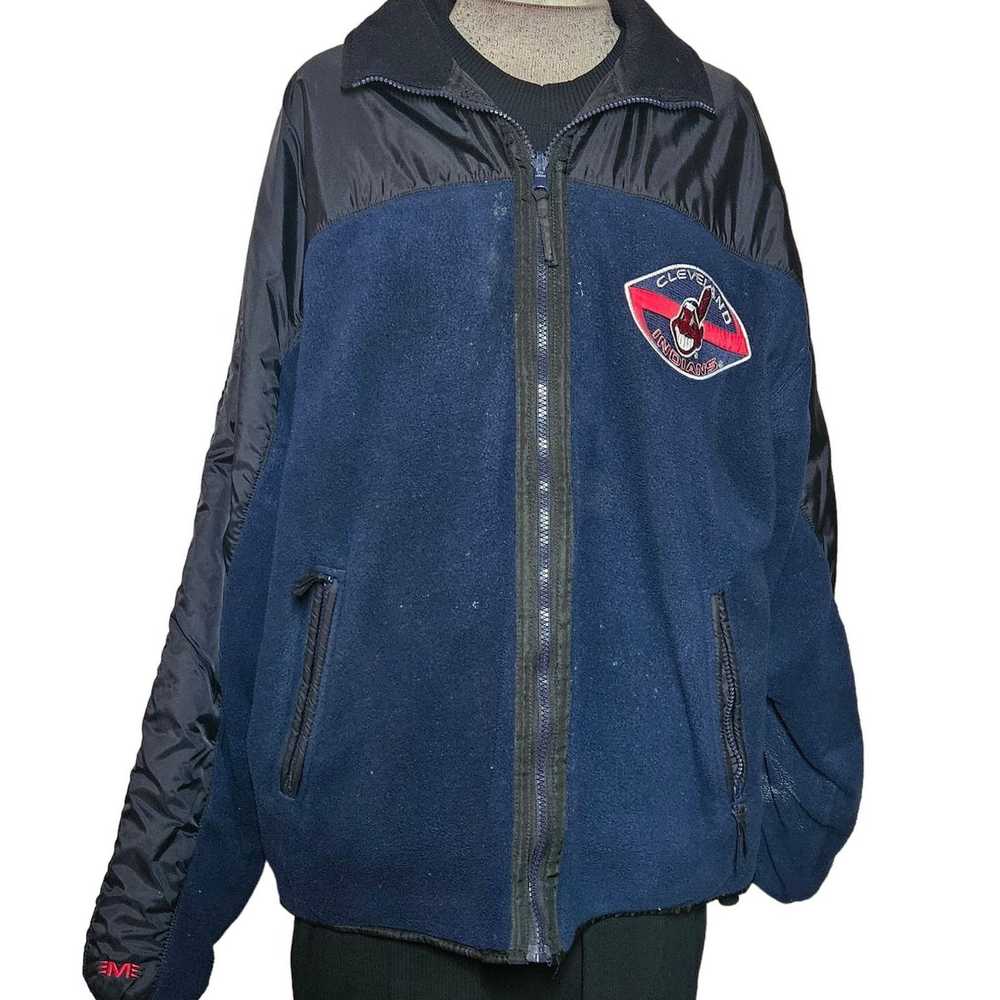 Mirage Vintage Cleveland Indians Mirage Full Zip … - image 1