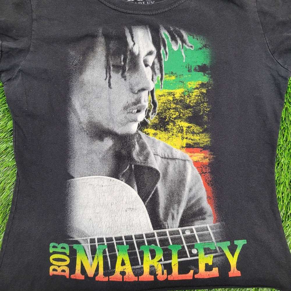 Bob Marley Bob-Marley Crop-Top Shirt Womens XS 16… - image 10