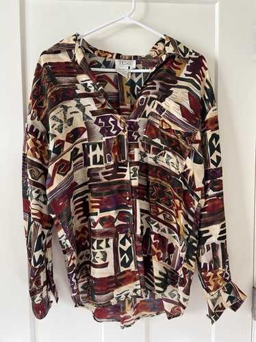 Tess blouse mini dress｜beige 9235941_1907536.jpg