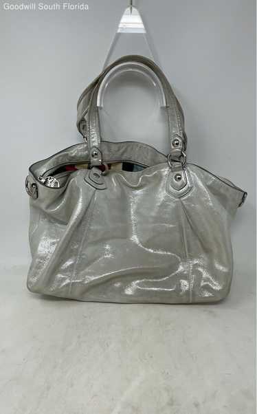 Coach Womens Gray Shoulder Handbag