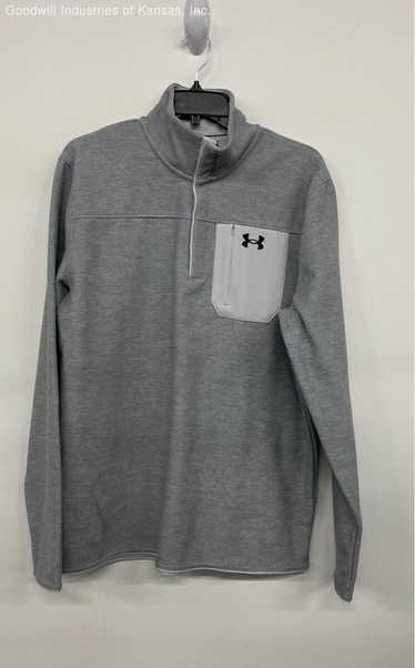 Under Armour Gray Pullover Long Sleeve - Size LG