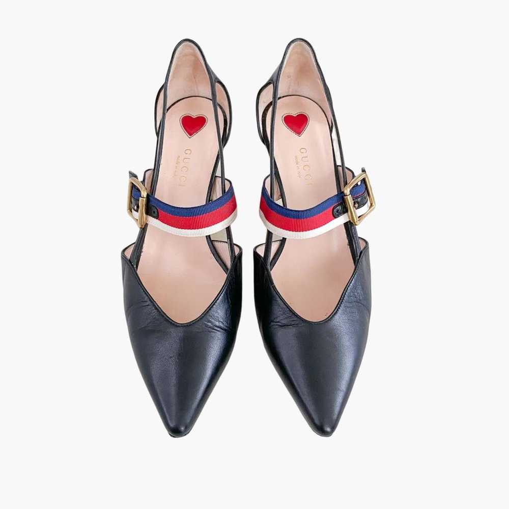 Gucci Sylvie leather heels - image 2