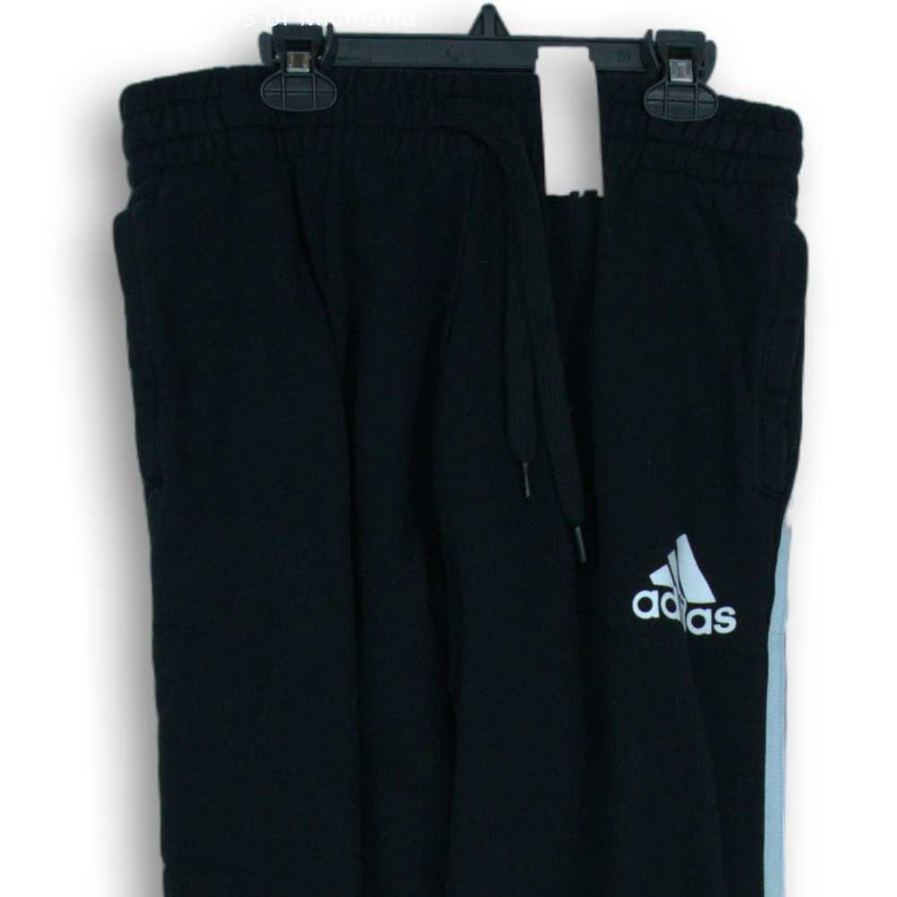 Men's Adidas Black Jogger Pants Size M - image 3