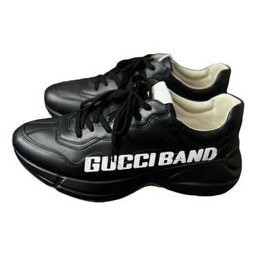 Gucci Rhyton leather low trainers