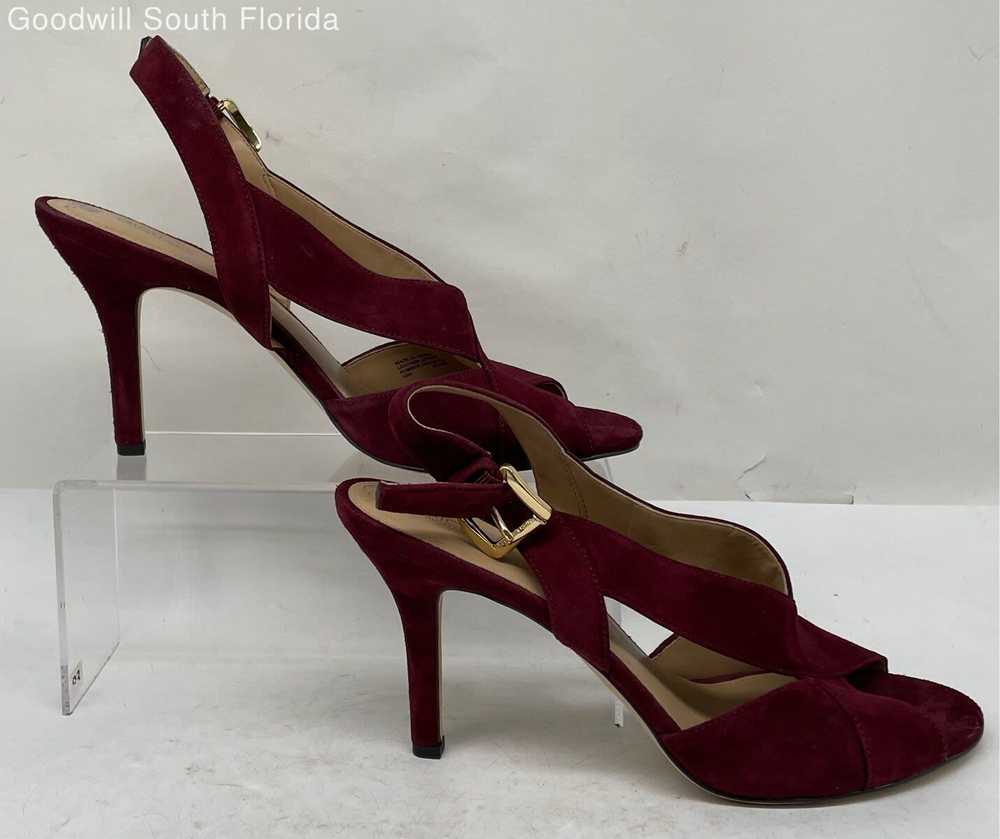 Michael Kors Womens Burgundy Stiletto Heel Slingb… - image 3