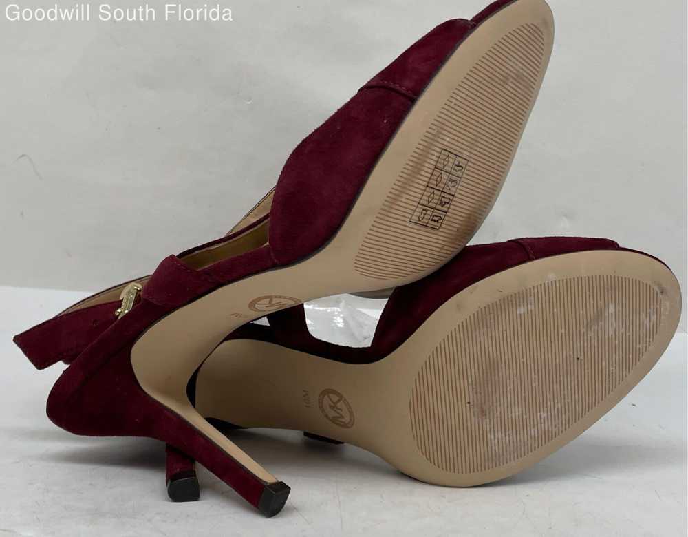 Michael Kors Womens Burgundy Stiletto Heel Slingb… - image 4