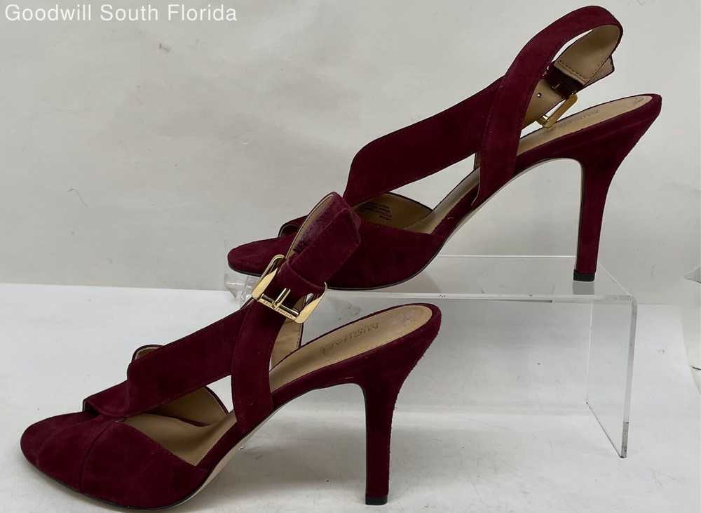 Michael Kors Womens Burgundy Stiletto Heel Slingb… - image 6