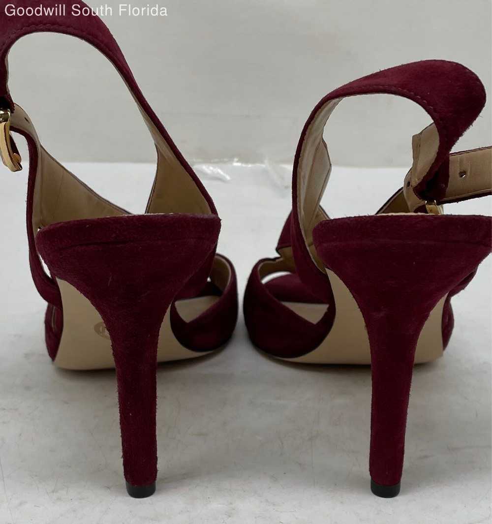 Michael Kors Womens Burgundy Stiletto Heel Slingb… - image 7