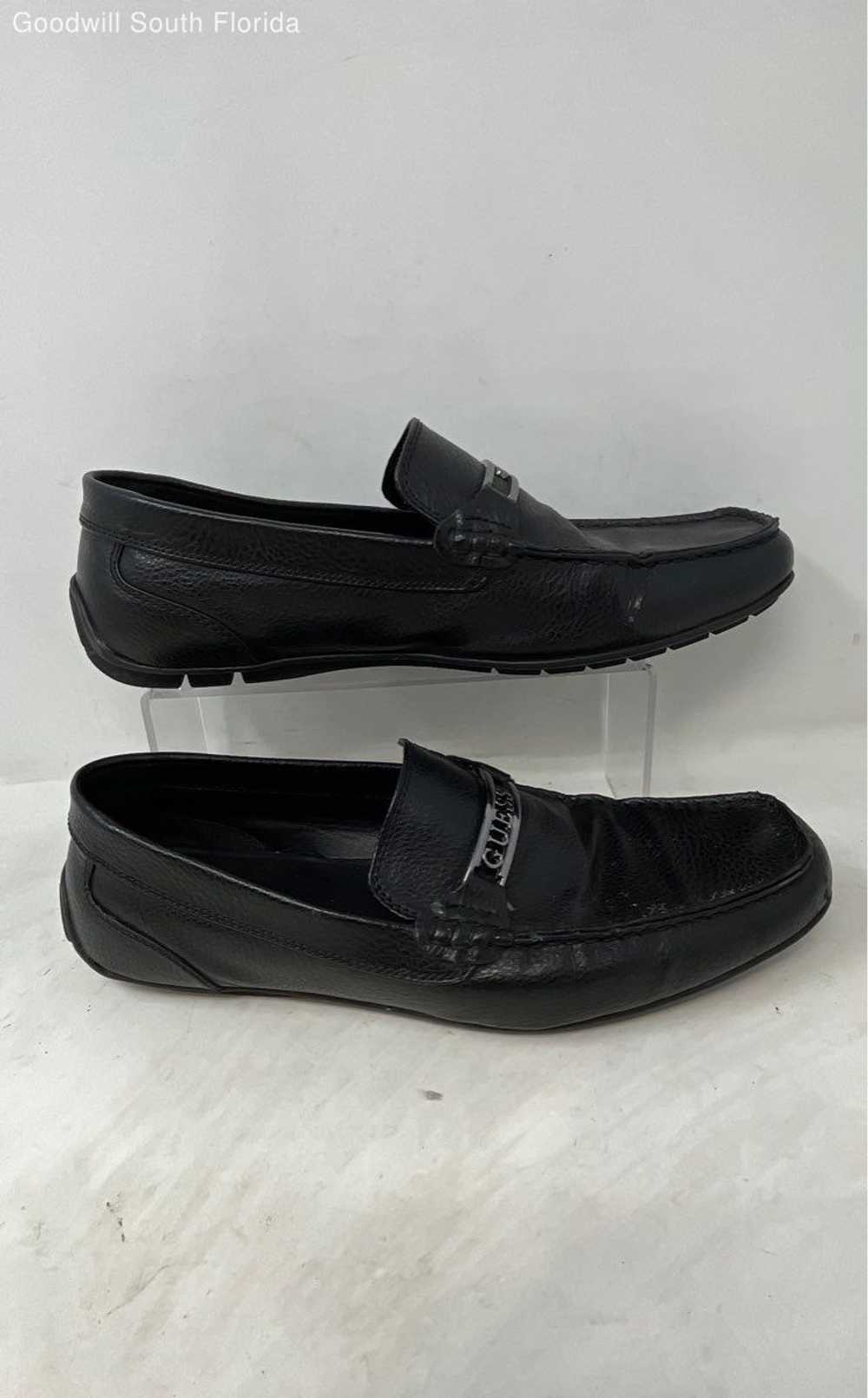 Guess Mens Monroe Black Leather Slip-On Low Top L… - image 2