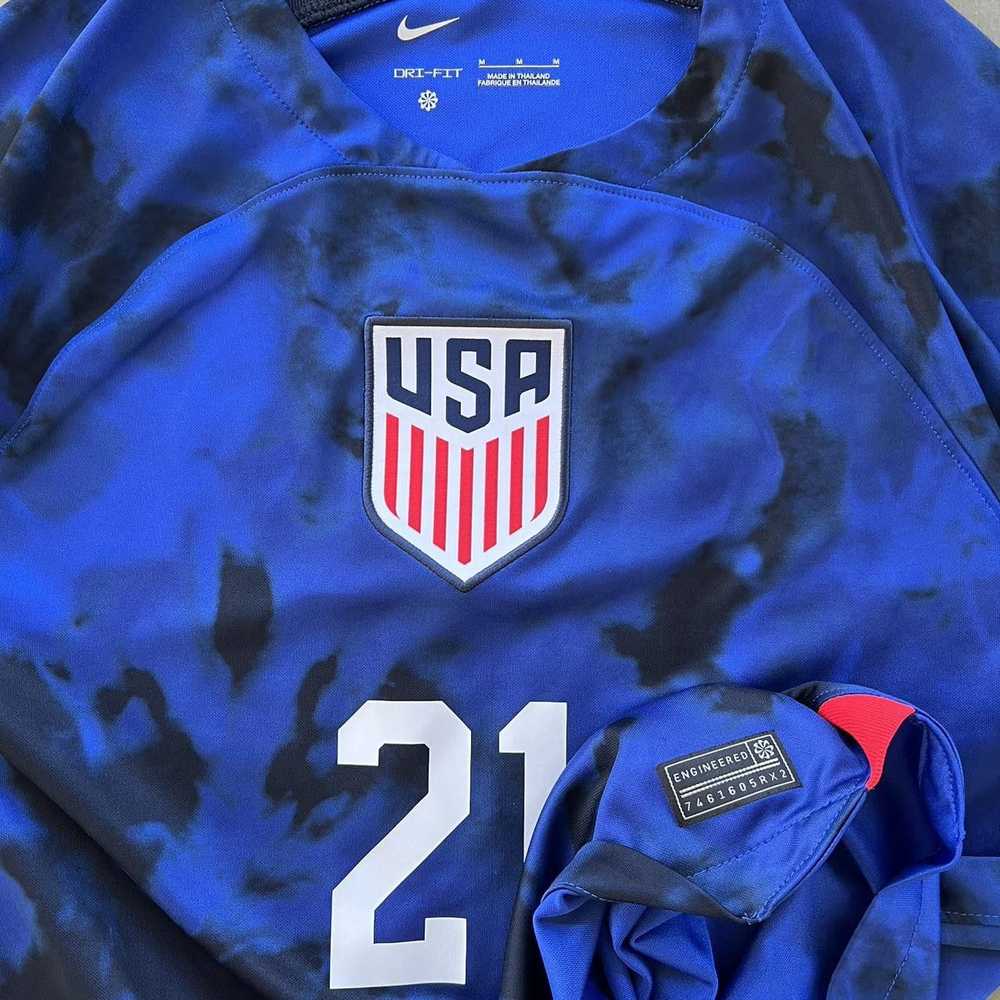 Nike × Soccer Jersey × Vintage Team USA Soccer Je… - image 5