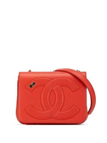 CHANEL Pre-Owned 2019 Lambskin CC Mania Flap cros… - image 1