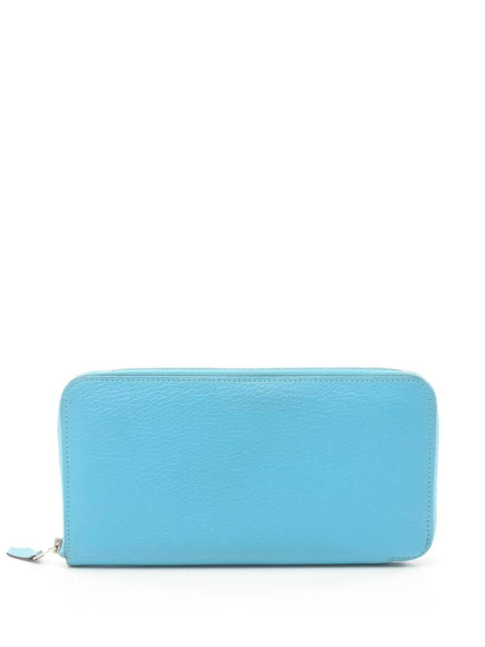 Hermès Pre-Owned 2014 Azap zipped wallet - Blue - image 1