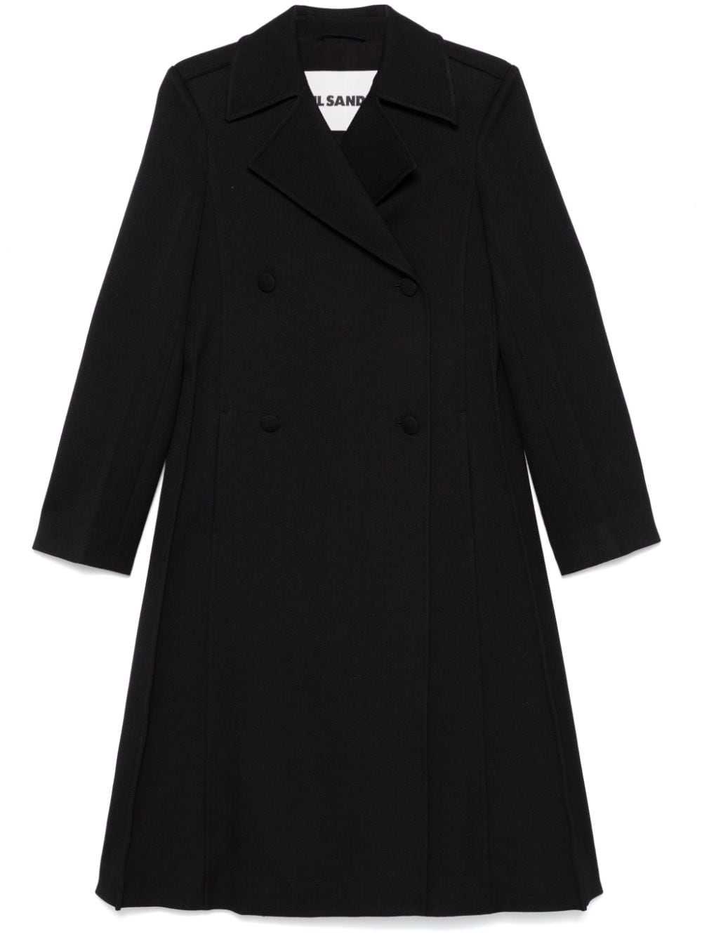 Jil Sander Pre-Owned double-breasted coat - Black - image 1