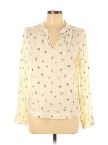 Gap Women Ivory Long Sleeve Blouse M