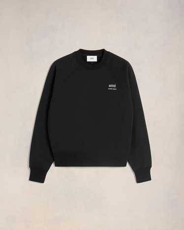 AMI o1s22i1n0924 Unisex Crewneck Sweatshirt in Bla