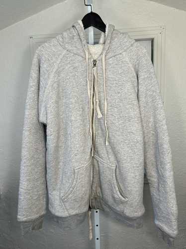 Greg Lauren Sherpa Lined Hoodie