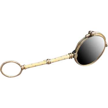 14K Yellow Gold Victorian Lorgnette