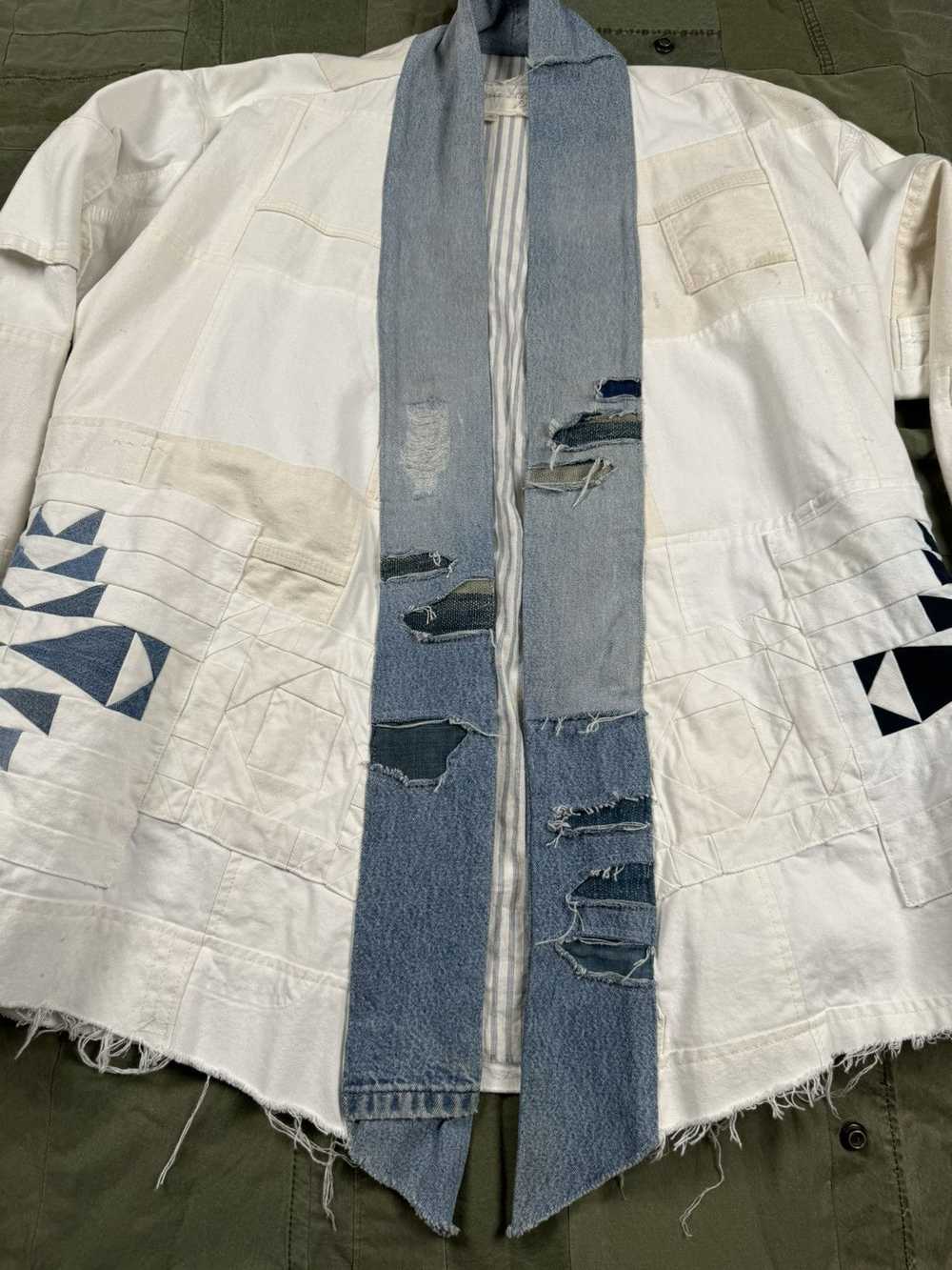 Greg Lauren Painter Scrapwork Kimono - image 2