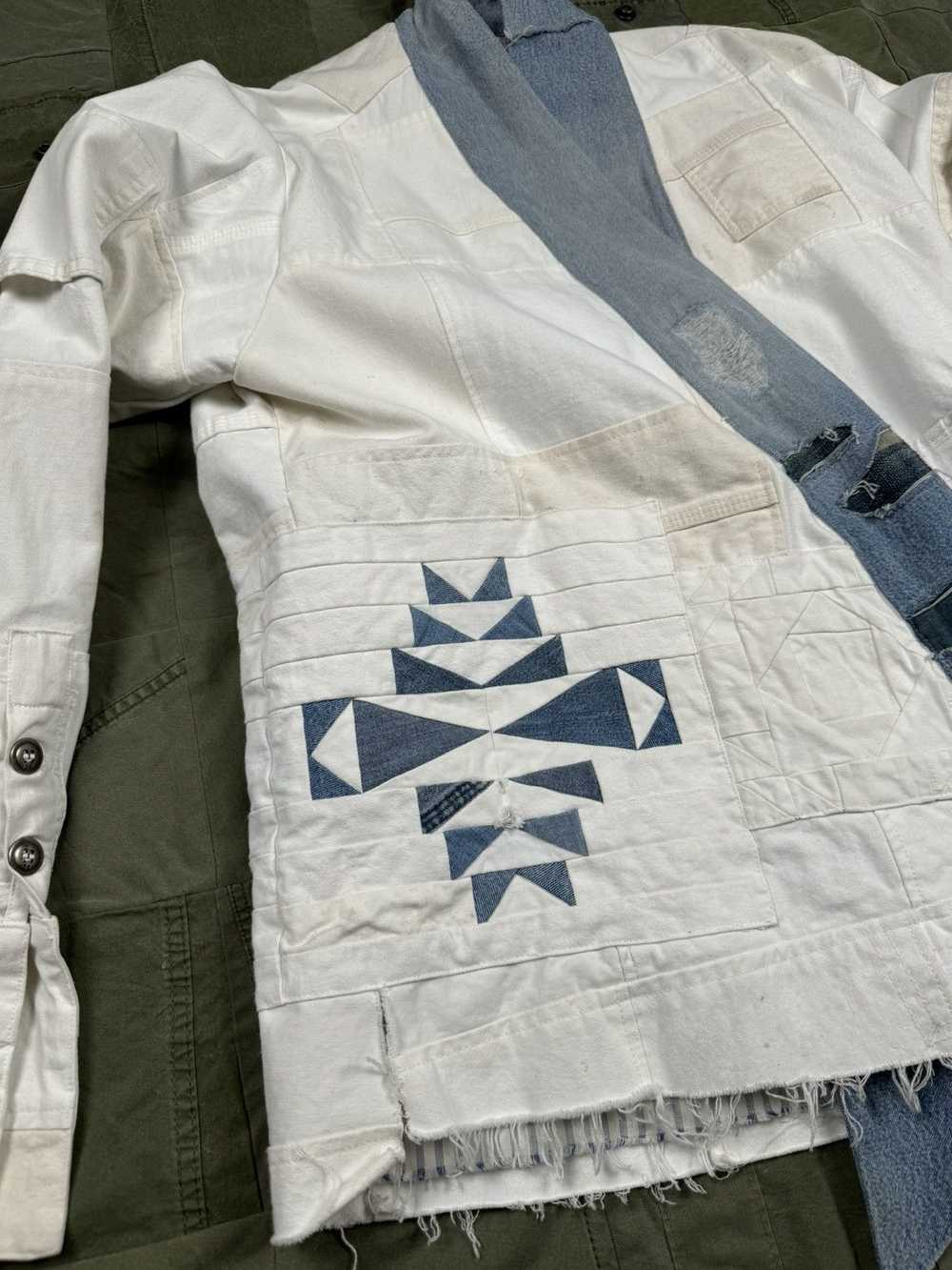 Greg Lauren Painter Scrapwork Kimono - image 3