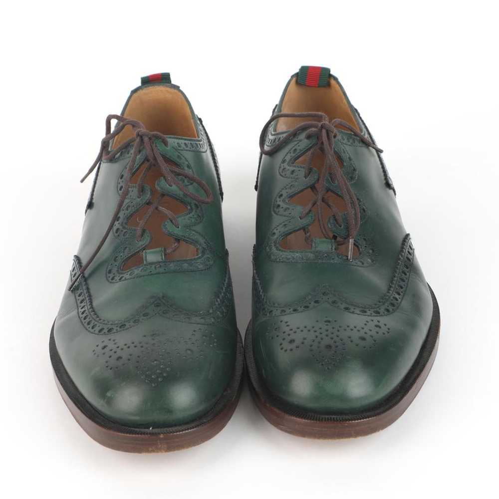 Gucci Leather lace ups - image 3