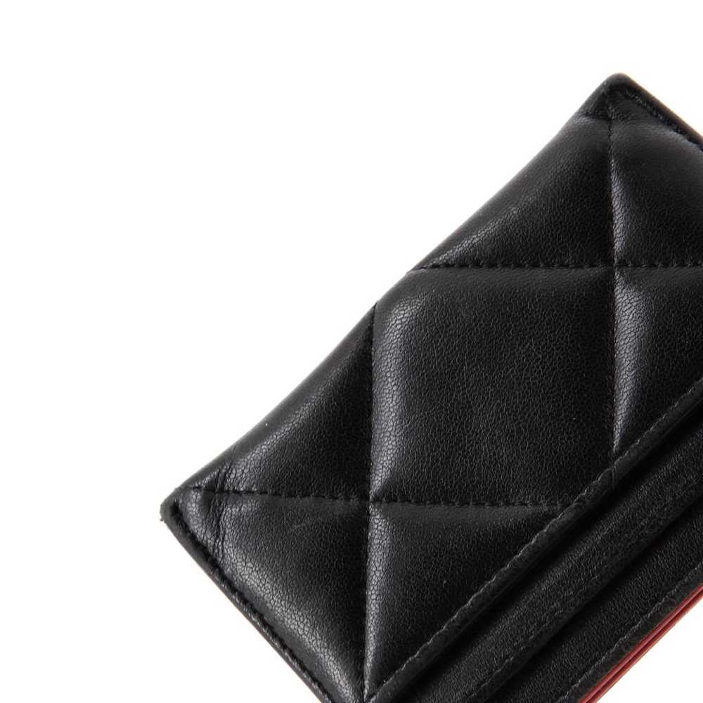 Chanel Leather card wallet - image 8